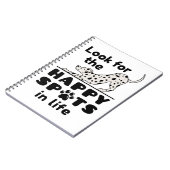 Zoek de Happy Spots in Life Dalmatian Dog Notitieboek (Linkerzijde)