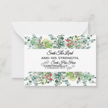 Zoek de Heer groen lijst Schrift