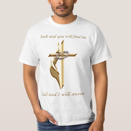 Zoek de Heer T-shirt (Voorkant)