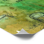 Zoek de Here Kronieken Schriftbomen Poster (Hoek)