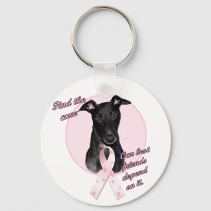 Zoek de kleur ~ roze sleutelhanger