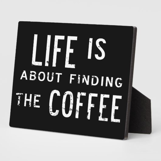 Zoek de koffieplak fotoplaat (Zijkant)