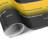 Zoek de Lord Bible Quotes Cadeaupapier (Rol Hoek)