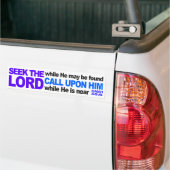 Zoek de Lord Bumpersticker (Op Truck)