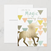 Zoek de Magic Day Gold-eenheid Briefkaart (Voorkant / Achterkant)