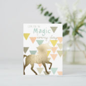 Zoek de Magic Day Gold-eenheid Briefkaart (Staand voorkant)