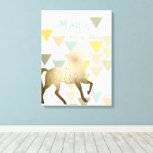 Zoek de Magic Day Gold-eenheid Canvas Afdruk (Insitu (Houten vloer))