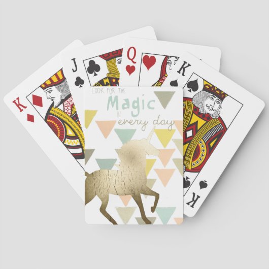 Zoek de Magic Day Gold-eenheid Pokerkaarten (Achterkant)
