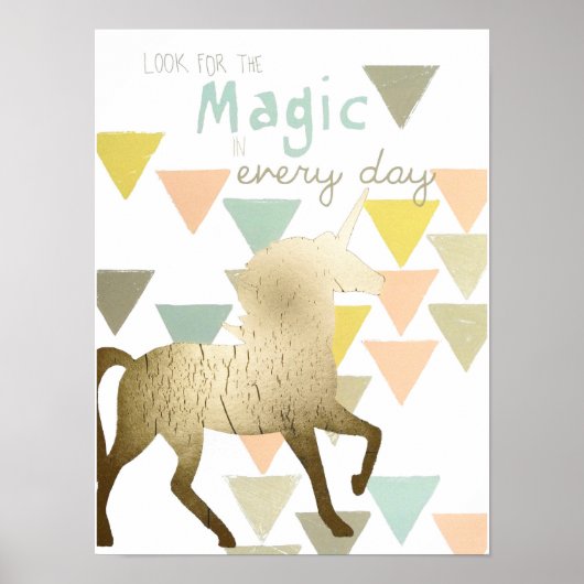 Zoek de Magic Day Gold-eenheid Poster (Voorkant)