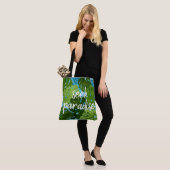 Zoek de Paradise Hawaiian Monstera Leaf Tropical C Tote Bag (Op model)