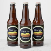 ZOEK DE PINDA BIER ETIKET (Flessen)