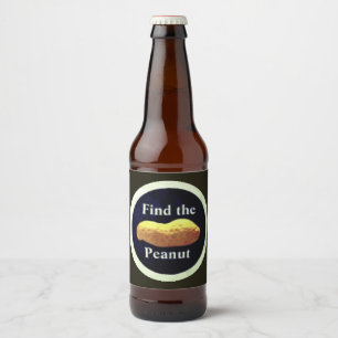 ZOEK DE PINDA BIER ETIKET