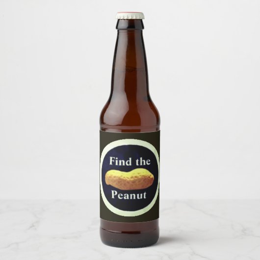 ZOEK DE PINDA BIER ETIKET (Voorkant)