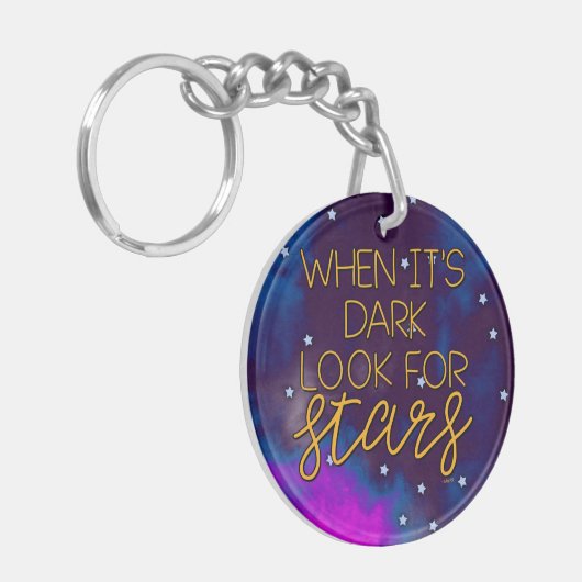 Zoek de sleutelhanger sterren (Voorkant Links)