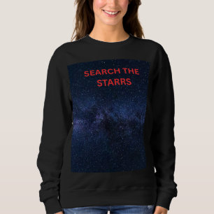 Zoek de Sterren Galaxy Dromer Dames Sweatshirt