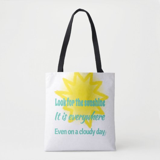 Zoek de Sunshine Canvas tas (Voorkant)