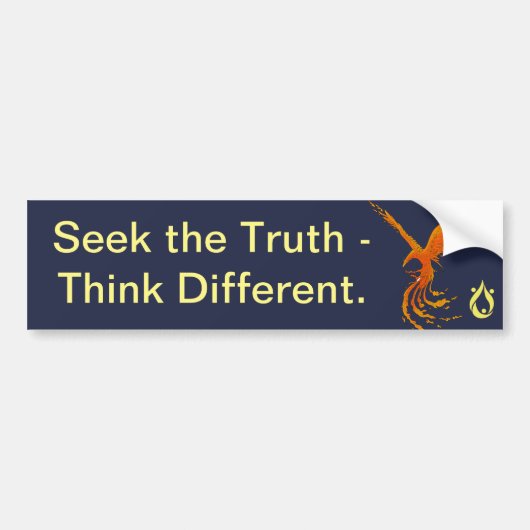 Zoek de Truth Bumpersticker (Voorkant)