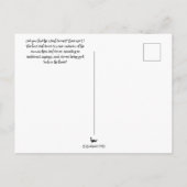 Zoek de vier bladklavers briefkaart (Achterkant)