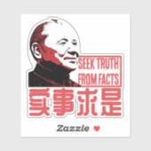 ZOEK DE WAARHEID STICKER (Vel)