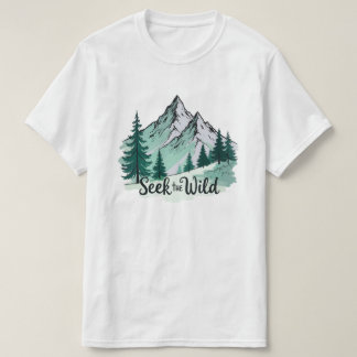 Zoek de Wildernis" Vintage T-Shirt |