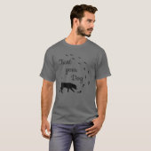 Zoek Dog zoeken Dog mantrailing Hondenliefhebber v T-shirt (Voorkant volledig)