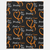 Zoek een crème/hart/broer...RSD/CRPS Fleece Deken (Voorkant)