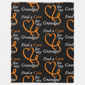 Zoek een crème/hart/opa...RSD/CRPS Fleece Deken (Voorkant)