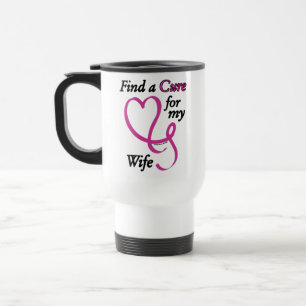 Zoek een crème/hart/vrouw.. borstkanker reisbeker