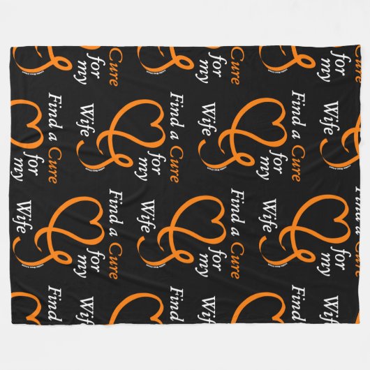 Zoek een crème/hart/vrouw...RSD/CRPS Fleece Deken (Voorkant (Horizontaal))