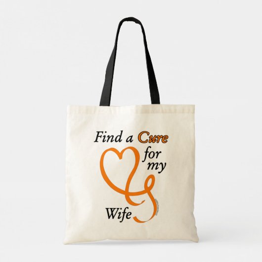 Zoek een crème/hart/vrouw...RSD/CRPS Tote Bag (Achterkant)