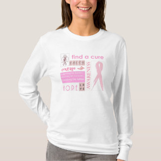 Zoek een crème lange hoes t-shirt
