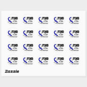 Zoek een Cure ALS Awareness Ronde Sticker (Vel)