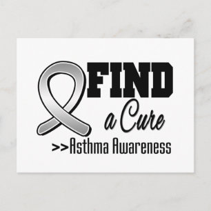 Zoek een Cure Asthma Awareness Briefkaart