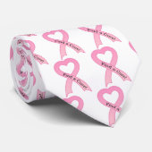 Zoek een Cure Breast Cancer Stropdas (Opgerold)