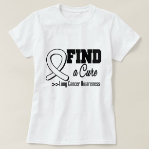 Zoek een Cure Lung Cancer Awareness T-shirt