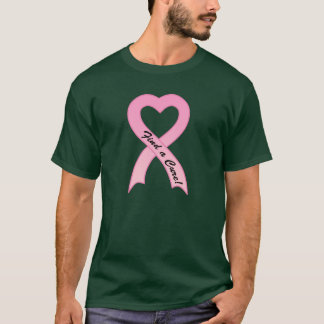 Zoek een Cure Pink Ribbon Mannen T-Shirt