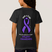 Zoek een Cure Ribbon...Epilepsy T-shirt (Achterkant)