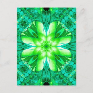 Zoek een Fractal Shamrock Briefkaarten