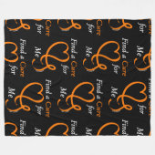 Zoek een kuur/hart/ik...RSD/CRPS Fleece Deken (Voorkant (Horizontaal))