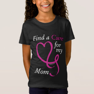 Zoek een kuur/hart/mam... borstkanker t-shirt