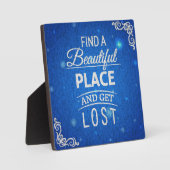 Zoek een mooie plek en verlies fotoplaat (Voorkant)