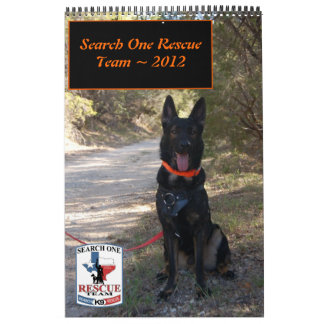 Zoek één Rescue Team 2012 kalender