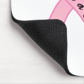 Zoek een roze roze lint-mousepad muismat (Hoek)