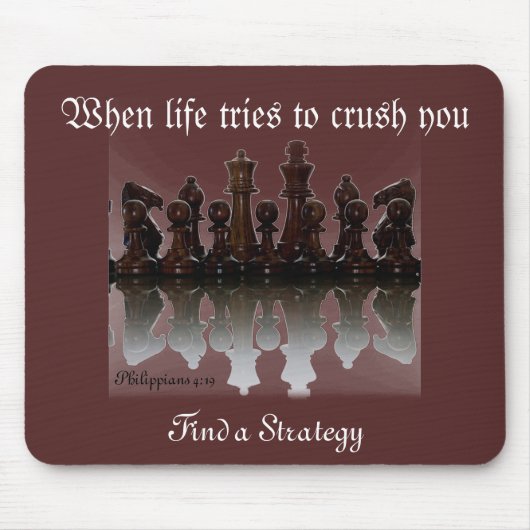 Zoek een strategische mousepad muismat (Voorkant)