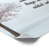 Zoek eerst de winterboom van het Koninkrijk Matteü Poster (Hoek)