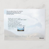 Zoek eerst het Koninkrijk God Briefkaart (Achterkant)