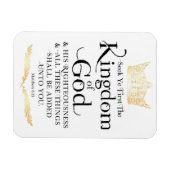 Zoek eerst het Koninkrijk God. Magneet (Horizontaal)