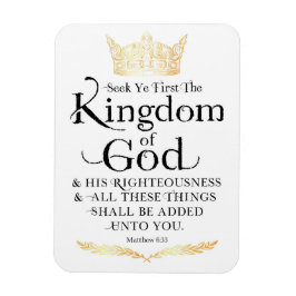 Zoek eerst het Koninkrijk God. Magneet