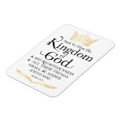 Zoek eerst het Koninkrijk God. Magneet (Linkerzijde)