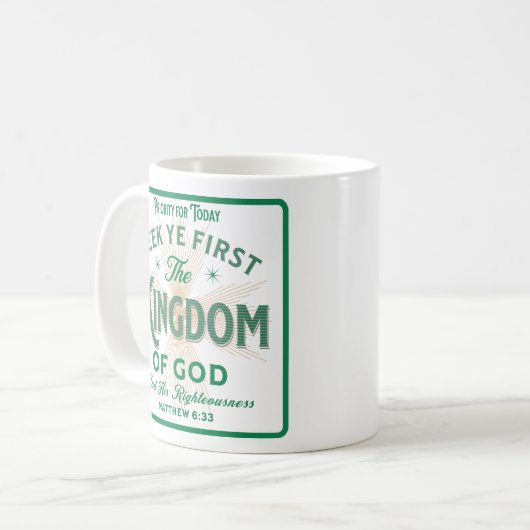 ZOEK EERST HET KONINKRIJK GODS MOK (Voorkant links)